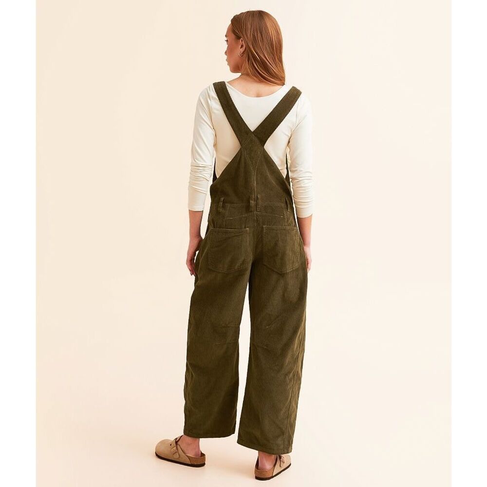New Free People Good Luck Corduroy Overalls Size XS - Picture 5 of 16
